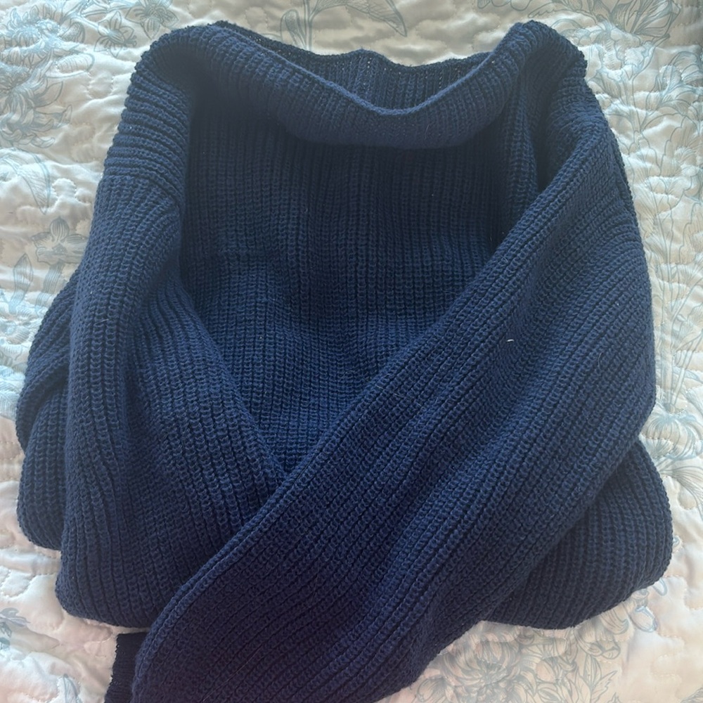 Blue Knit Sweater